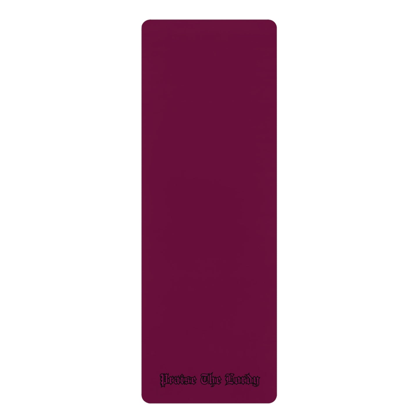 Non-Slip Berry Yoga Mat | Wine Red Eco-Friendly Rubber Exercise Mat
