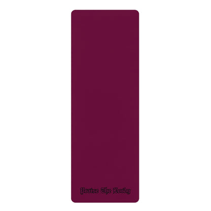 Non-Slip Berry Yoga Mat | Wine Red Eco-Friendly Rubber Exercise Mat